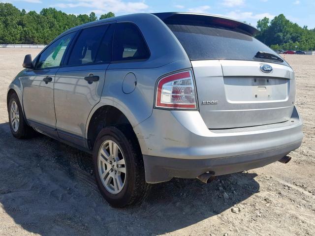 2FMDK46C27BB56310 - 2007 FORD EDGE SE SILVER photo 3