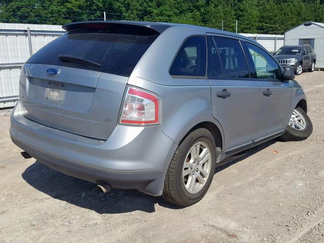 2FMDK46C27BB56310 - 2007 FORD EDGE SE SILVER photo 4