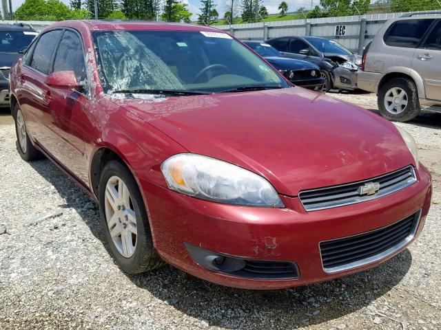 2G1WU581669100605 - 2006 CHEVROLET IMPALA LTZ RED photo 1