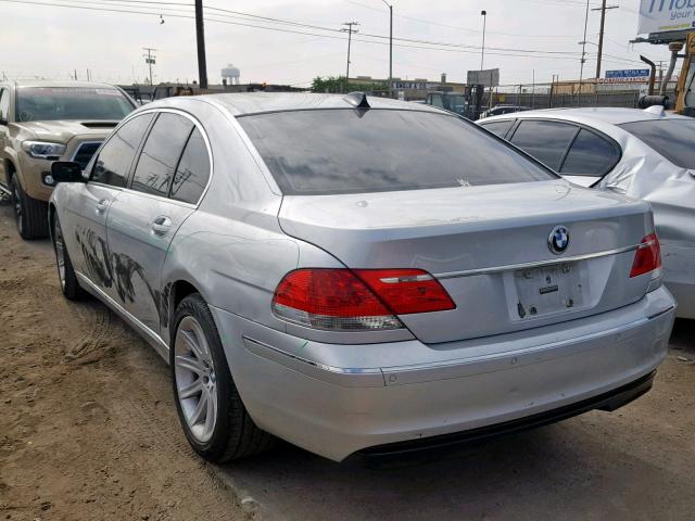 WBAHL83546DT01207 - 2006 BMW 750 I SILVER photo 3