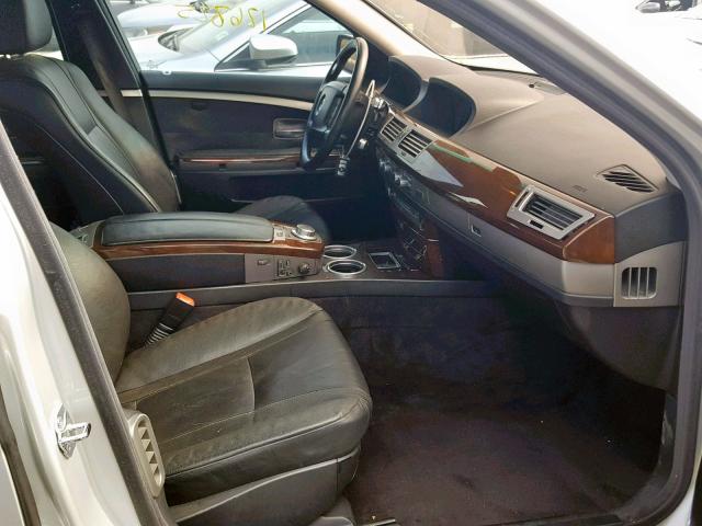 WBAHL83546DT01207 - 2006 BMW 750 I SILVER photo 5