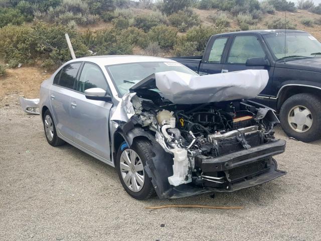 3VWD17AJ4EM225408 - 2014 VOLKSWAGEN JETTA SE SILVER photo 1