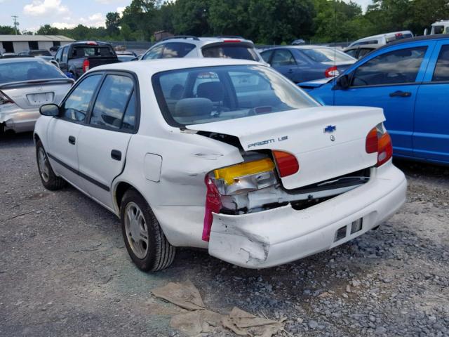 1Y1SK52841Z412899 - 2001 CHEVROLET GEO PRIZM WHITE photo 3