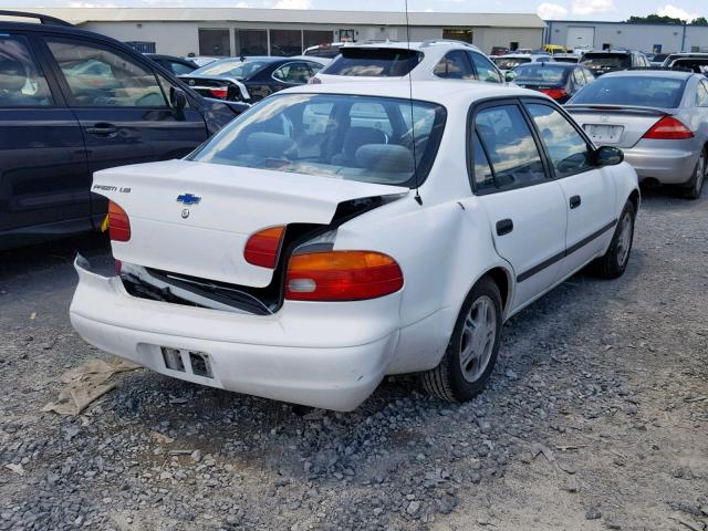 1Y1SK52841Z412899 - 2001 CHEVROLET GEO PRIZM WHITE photo 4