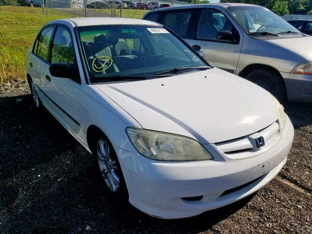 2HGES16314H611472 - 2004 HONDA CIVIC DX V WHITE photo 1