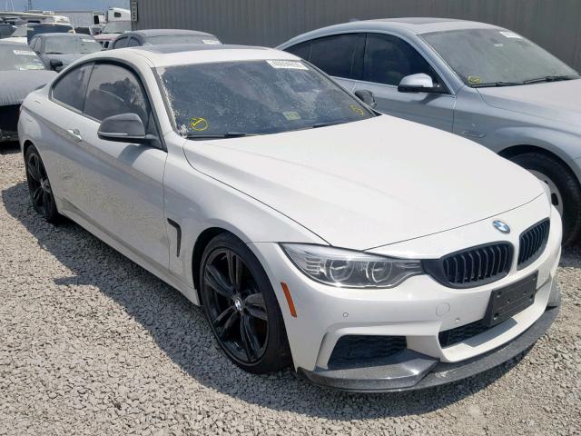 WBA3R1C56EK190332 - 2014 BMW 435 I WHITE photo 1