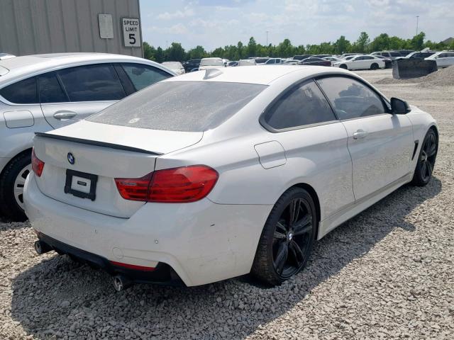 WBA3R1C56EK190332 - 2014 BMW 435 I WHITE photo 4