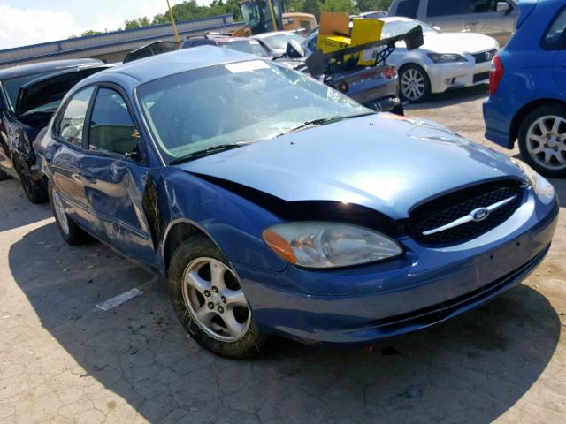 1FAFP55U52G123839 - 2002 FORD TAURUS SES BLUE photo 1