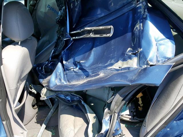 1FAFP55U52G123839 - 2002 FORD TAURUS SES BLUE photo 6