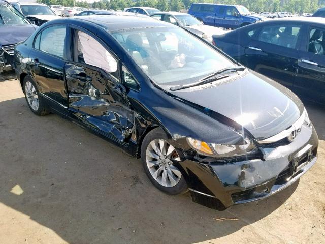 2HGFA1F94BH512475 - 2011 HONDA CIVIC EXL BLACK photo 1