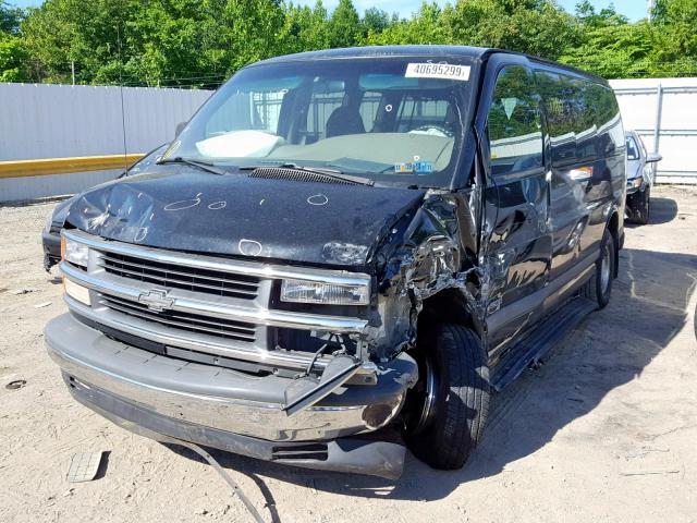 1GNFG15R8Y1150454 - 2000 CHEVROLET EXPRESS G1 BROWN photo 2