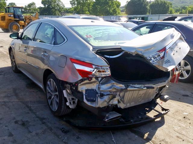 4T1BK1EBXFU183892 - 2015 TOYOTA AVALON XLE GOLD photo 3