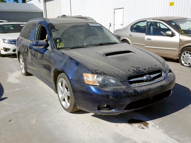 4S3BP676754321972 - 2005 SUBARU LEGACY GT BLUE photo 1