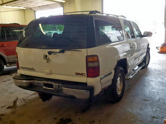 3GKFK16T61G229523 - 2001 GMC YUKON XL K WHITE photo 4