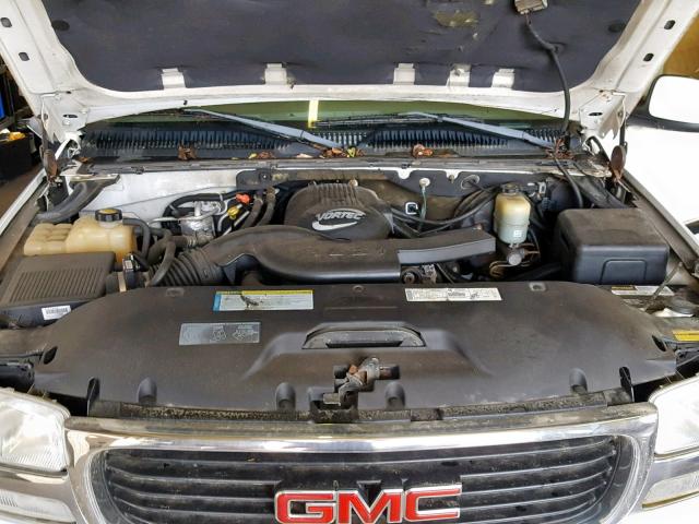 3GKFK16T61G229523 - 2001 GMC YUKON XL K WHITE photo 7