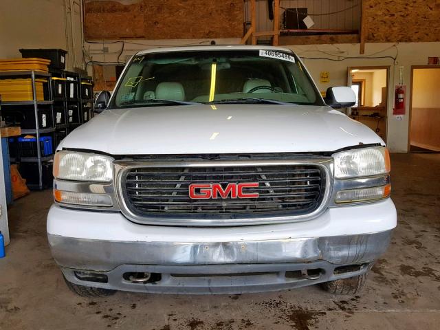 3GKFK16T61G229523 - 2001 GMC YUKON XL K WHITE photo 9