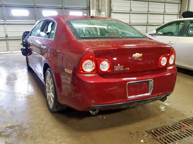 1G1ZE5E70BF124323 - 2011 CHEVROLET MALIBU LTZ 勃艮第红 照片 3