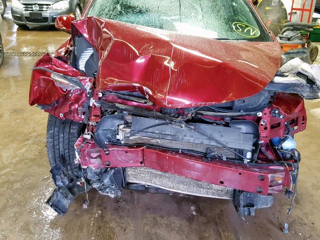 1G1ZE5E70BF124323 - 2011 CHEVROLET MALIBU LTZ 勃艮第红 照片 7