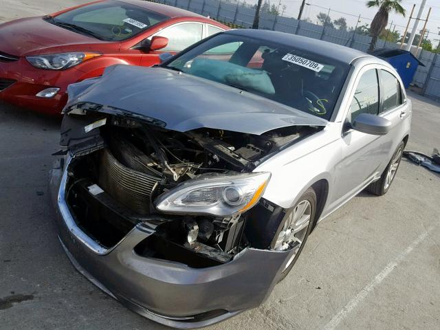 1C3CCBAB9DN698718 - 2013 CHRYSLER 200 LX SILVER photo 2