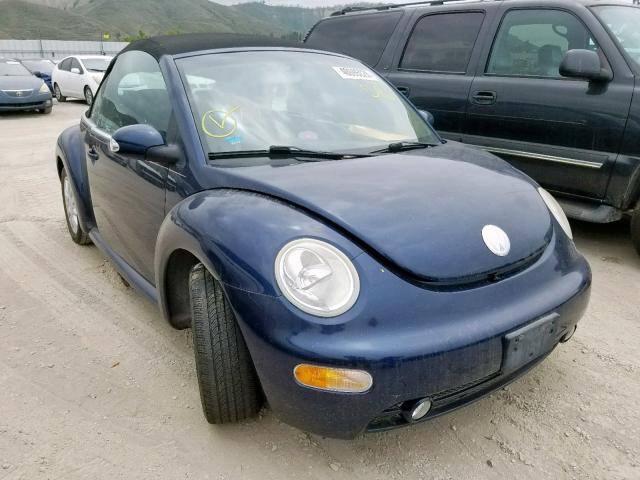 3VWCM31Y24M318791 - 2004 VOLKSWAGEN NEW BEETLE ლურჯი ფოტო 1