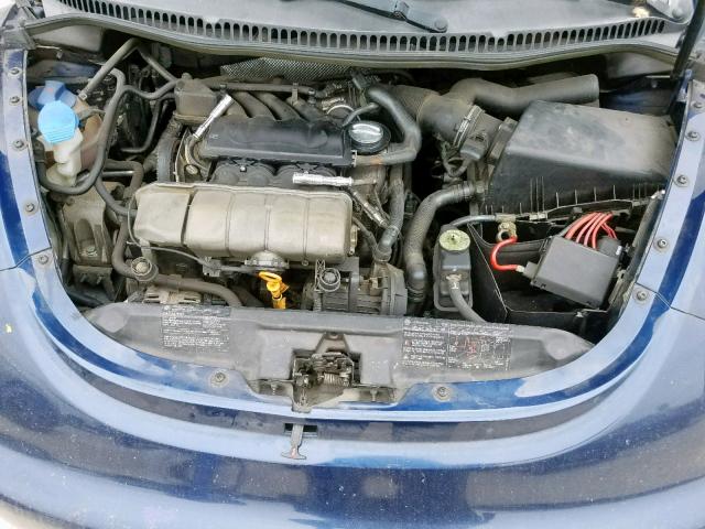3VWCM31Y24M318791 - 2004 VOLKSWAGEN NEW BEETLE ლურჯი ფოტო 7