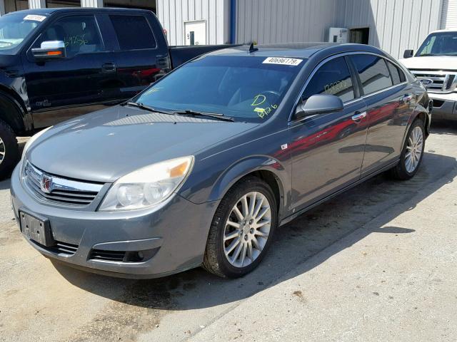 1G8ZX57709F242746 - 2009 SATURN AURA XR GRAY photo 2