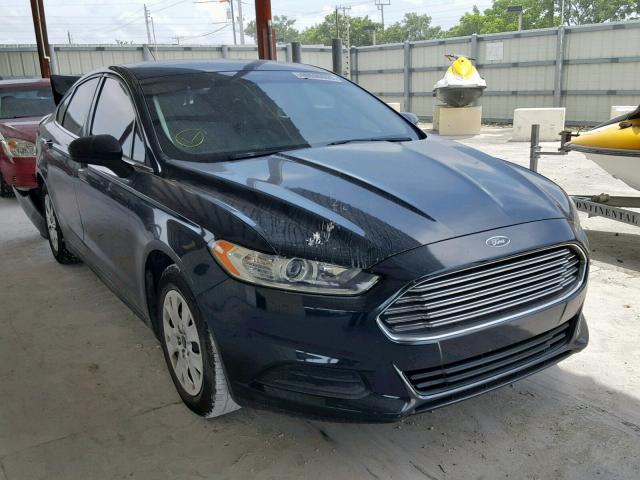 3FA6P0G75ER118695 - 2014 FORD FUSION S BLACK photo 1