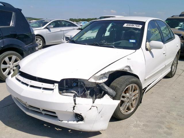 1G1JH52F147191834 - 2004 CHEVROLET CAVALIER L WHITE photo 2