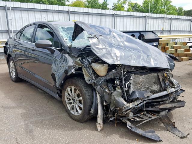 3FA6P0G79GR381873 - 2016 FORD FUSION S GRAY photo 1