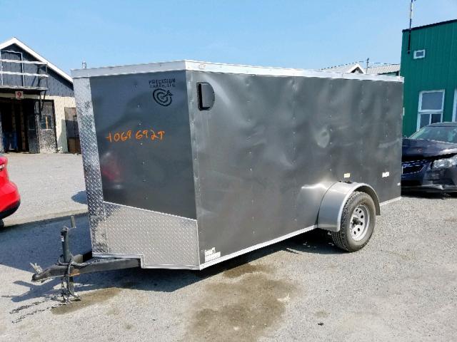 7HRBE1218KG001399 - 2019 CARGO TRAILER GRAY photo 2