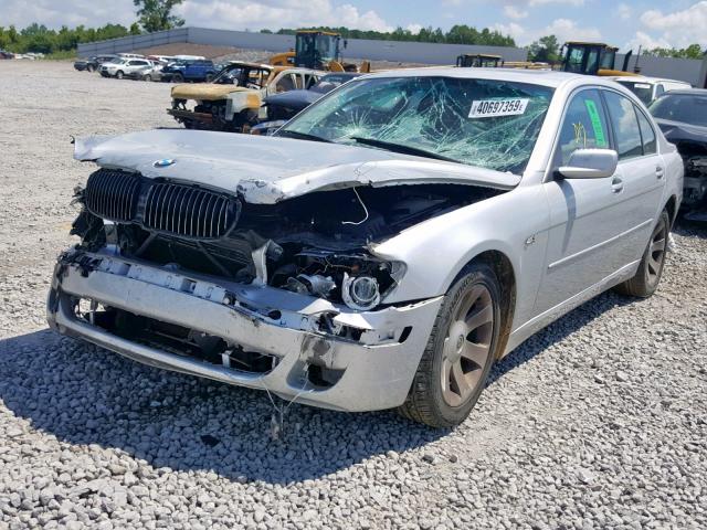 WBAHL83596DT06743 - 2006 BMW 750 I SILVER photo 2