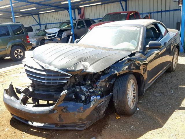 1C3LC55R58N681641 - 2008 CHRYSLER SEBRING TO BLACK photo 2