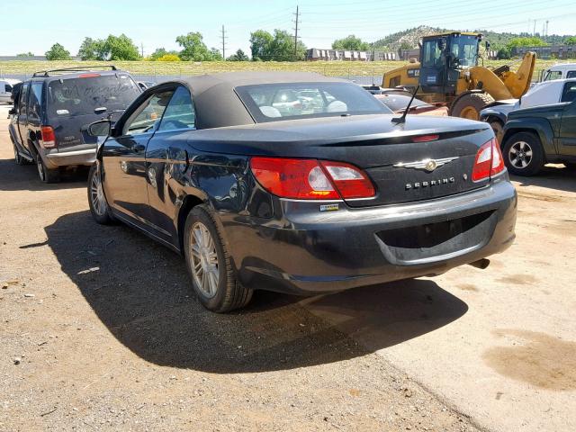 1C3LC55R58N681641 - 2008 CHRYSLER SEBRING TO BLACK photo 3