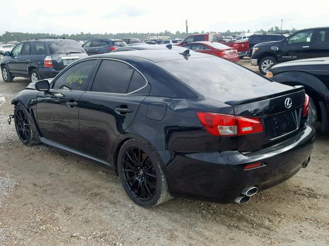 JTHBP5C25D5010951 - 2013 LEXUS IS F BLACK photo 3