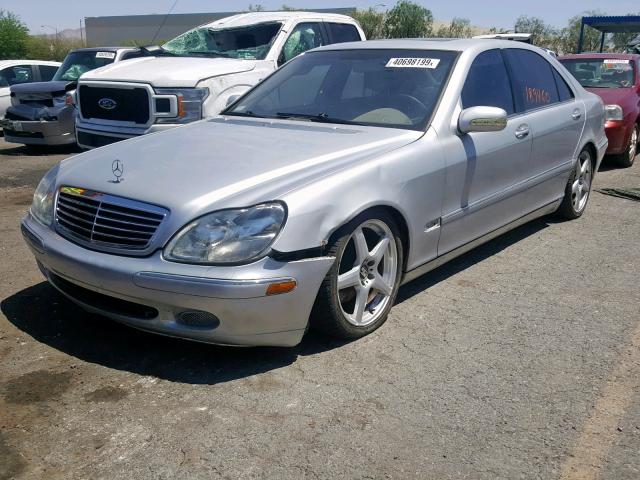 WDBNG70J72A255498 - 2002 MERCEDES-BENZ S 430 SILVER photo 2