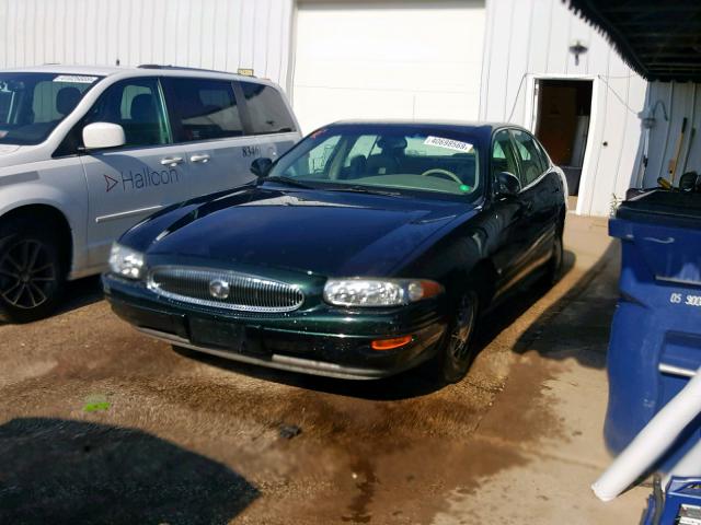 1G4HR54K62U237455 - 2002 BUICK LESABRE LI GREEN photo 2