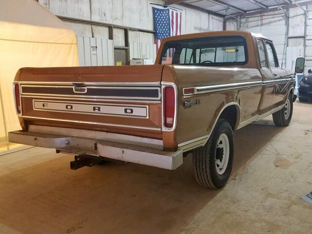 F25JKA03074 - 1976 FORD F250 XLT BROWN photo 4