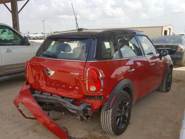 WMWZB3C57EWR41862 - 2014 MINI COOPER COU RED photo 4