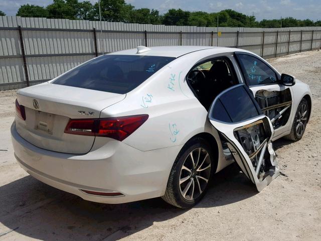 19UUB2F31GA007635 - 2016 ACURA TLX WHITE photo 4