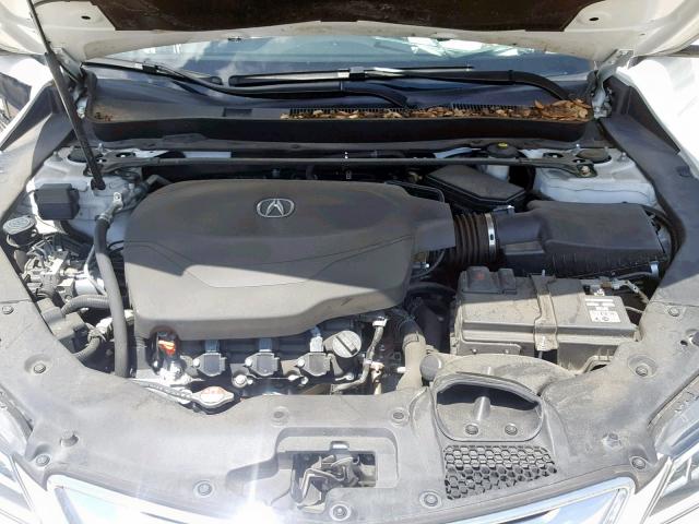 19UUB2F31GA007635 - 2016 ACURA TLX WHITE photo 7