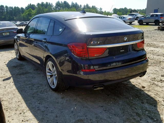 WBASN4C51AC208488 - 2010 BMW 550 GT BLACK photo 3