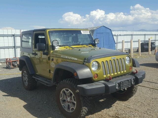 1J4FA24138L555874 - 2008 JEEP WRANGLER X GREEN photo 1