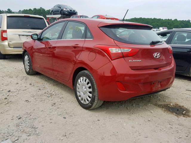 KMHD35LH8HU357496 - 2017 HYUNDAI ELANTRA GT RED photo 3