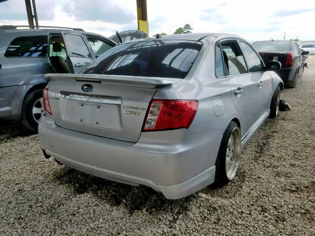 JF1GE75658G500816 - 2008 SUBARU IMPREZA WR SILVER photo 4