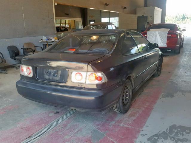 1HGEJ6220WL019970 - 1998 HONDA CIVIC DX BLACK photo 4