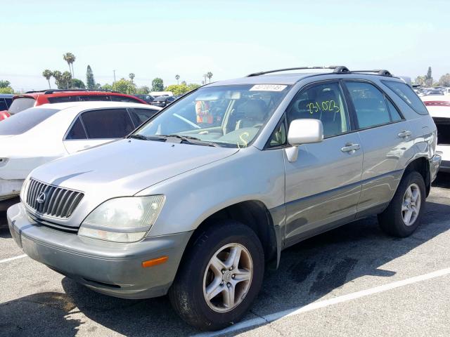 JT6GF10U5Y0065371 - 2000 LEXUS RX 300 GRAY photo 2