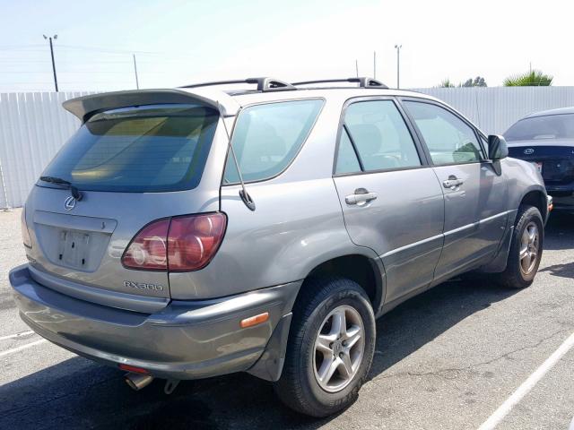 JT6GF10U5Y0065371 - 2000 LEXUS RX 300 GRAY photo 4