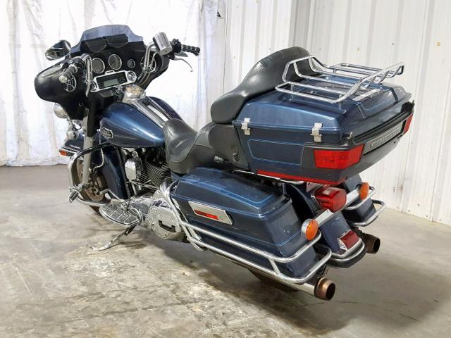 1HD1FC4308Y630783 - 2008 HARLEY-DAVIDSON FLHTCUI BLUE photo 3