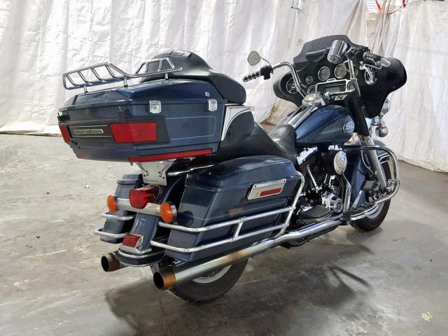 1HD1FC4308Y630783 - 2008 HARLEY-DAVIDSON FLHTCUI BLUE photo 4