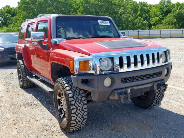 5GTDN136068290235 - 2006 HUMMER H3 RED photo 1